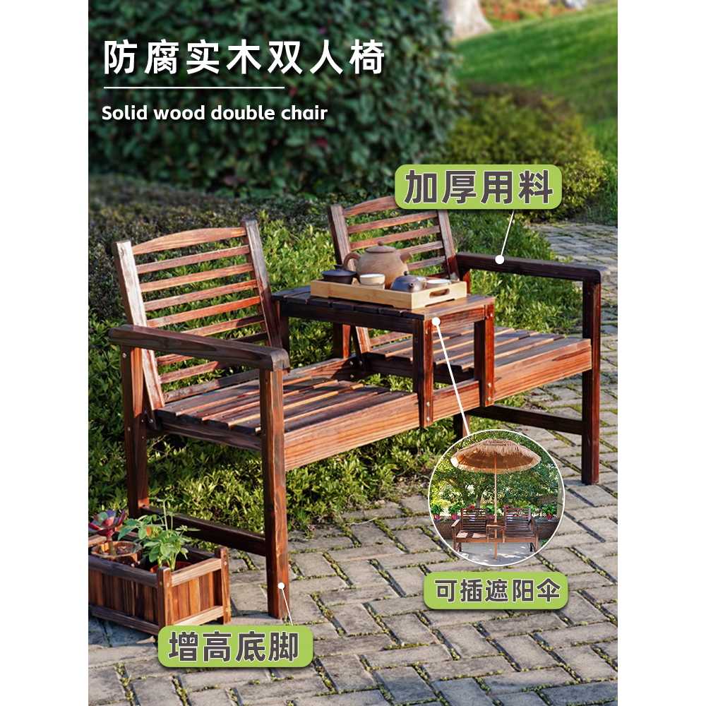 야외 수납 벤치 방수 목재 수납형 나무 체어 발코니 이미지 6