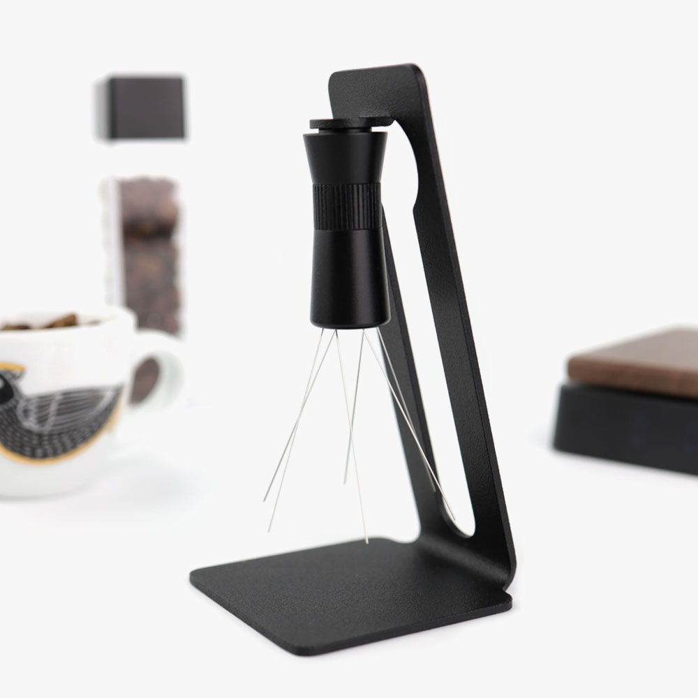 커피 침칠봉 니들디스트리뷰터 레벨링툴 WDT 0.4mm 바늘 각도조절 마그네틱 스탠드 - 메인 이미지