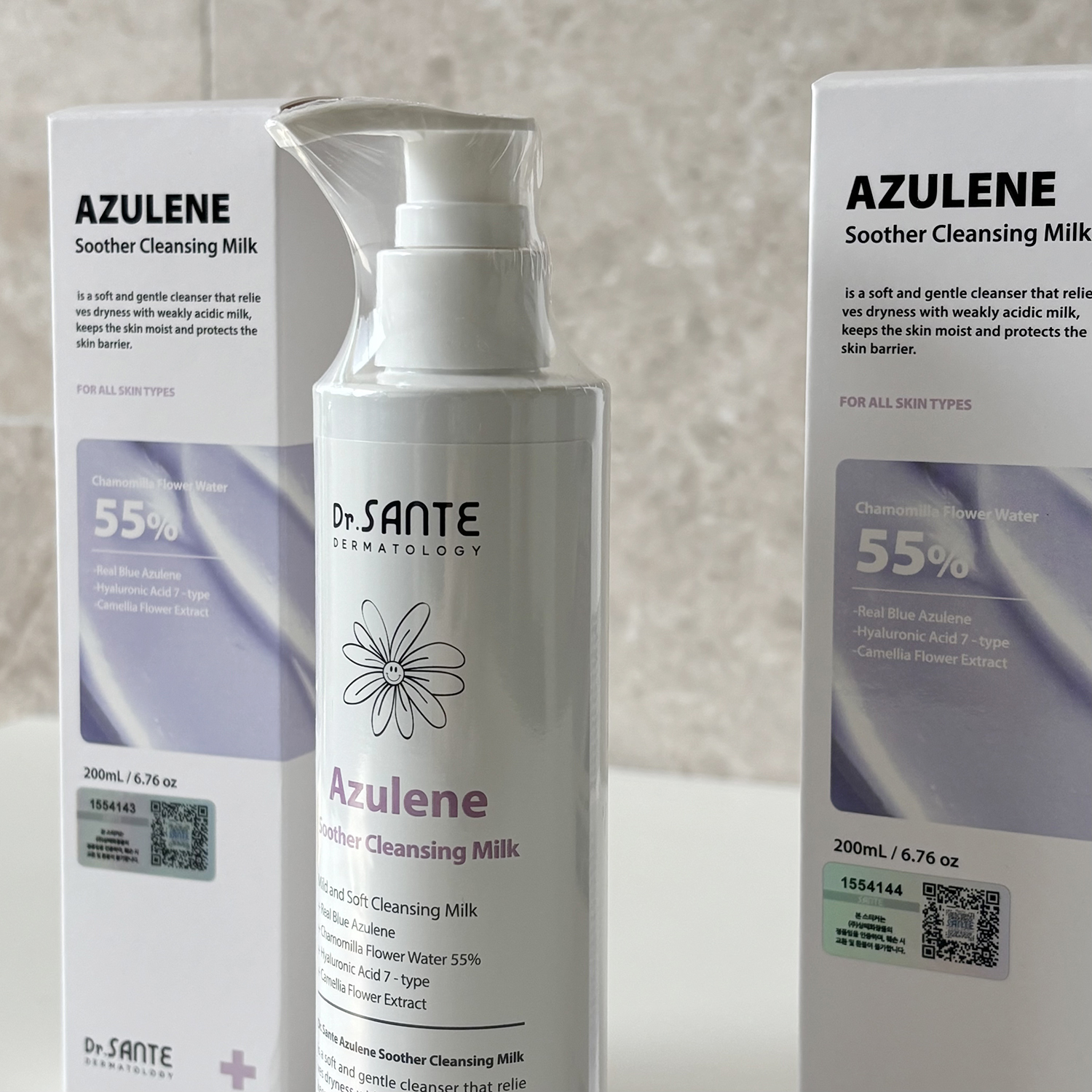 [본사정품] 상떼 아줄렌 수더 클렌징 밀크 200ml - 상세 이미지 3