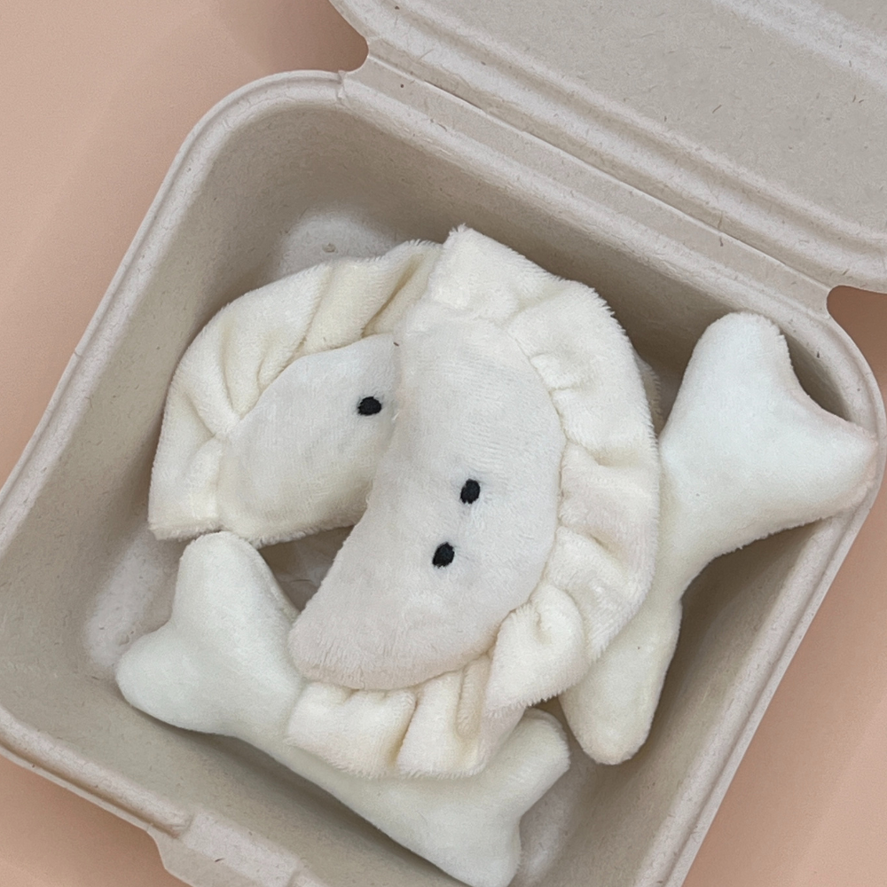 뚜담펫 아기 강아지 봉제인형 이갈이 장난감 삑삑이 아기 고양이 만득이 이미지 6
