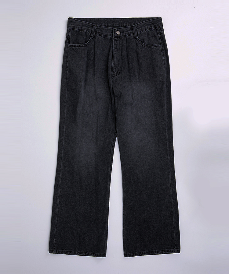 스트라이크 Black Wash Boots Cut Jeans - 상세 이미지 3