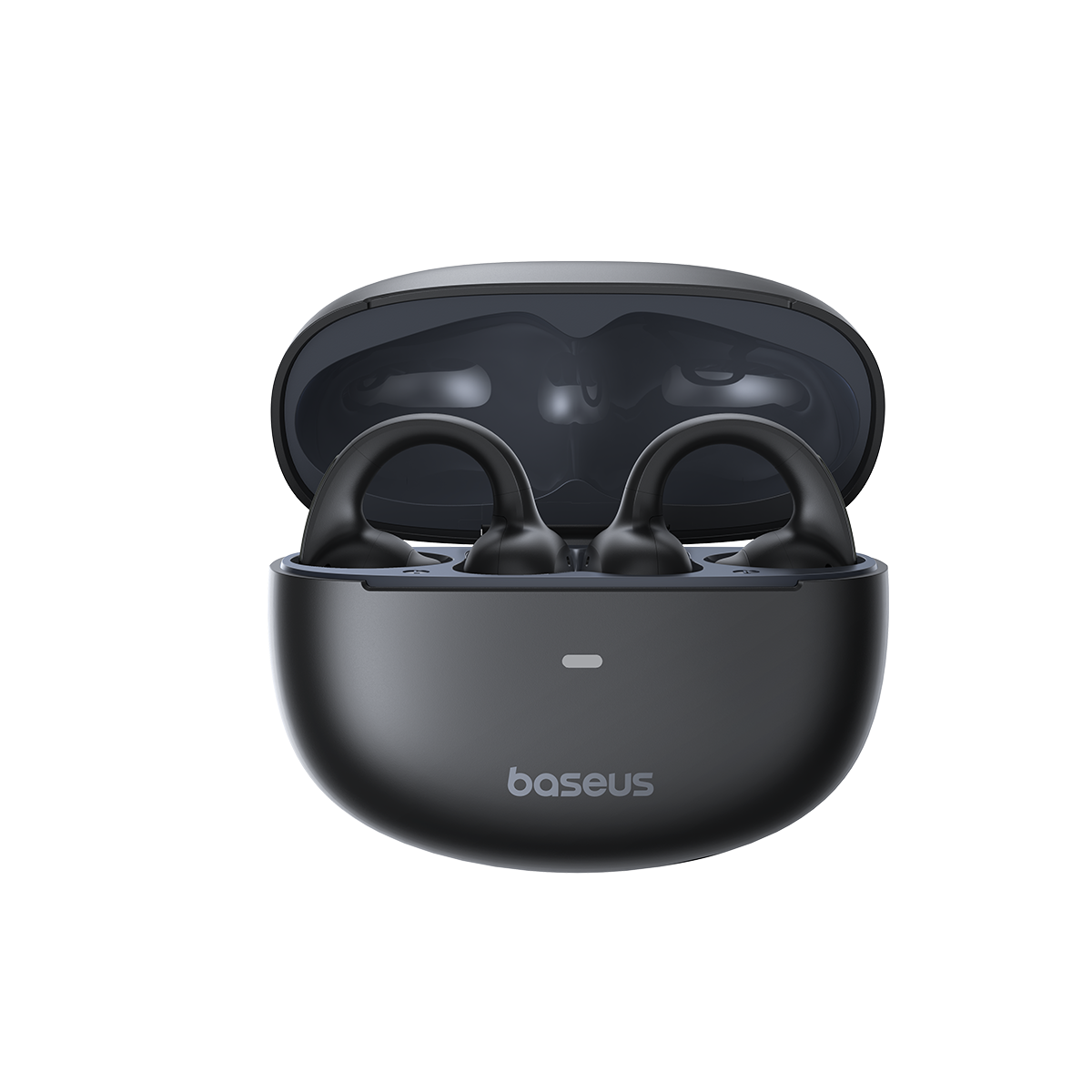 [50170] 베이스어스 블루투스 이어폰 무선 오픈형 러닝 클립형 런닝 귀걸이형 MC1 블랙