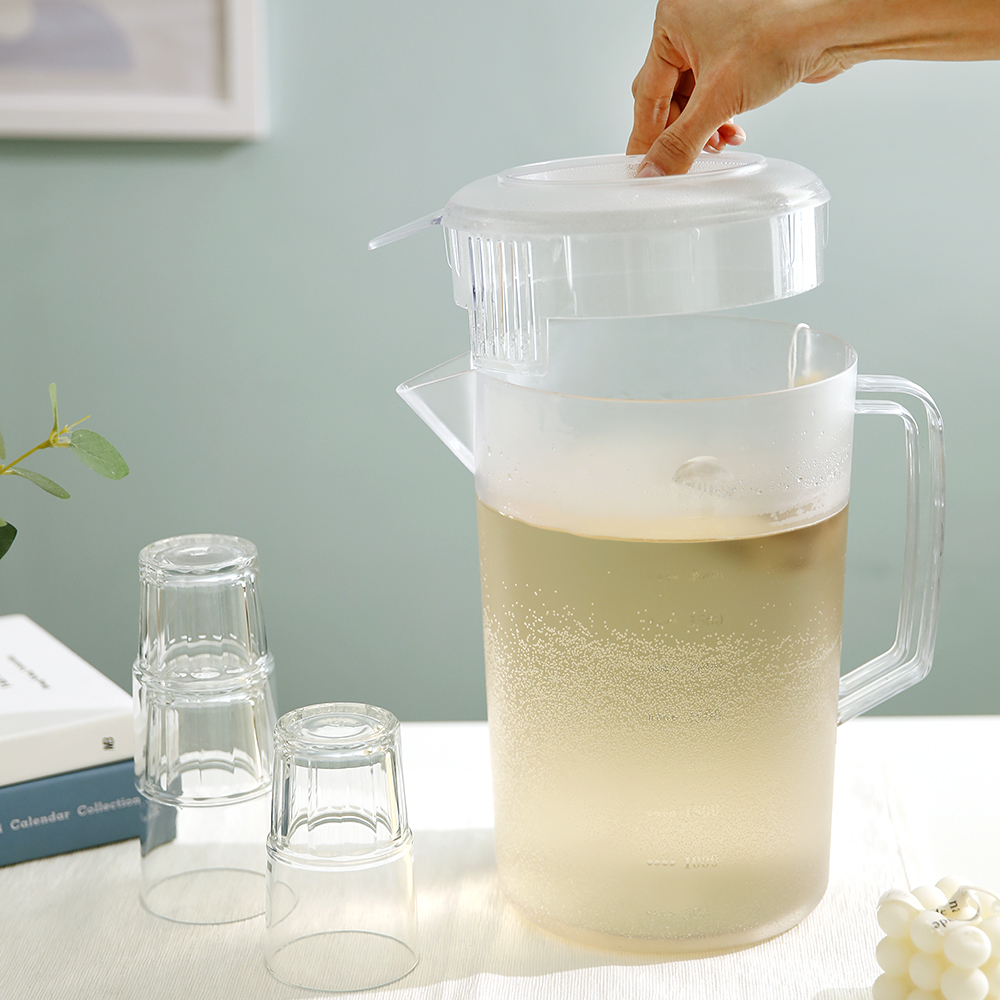 대용량 워터포트 카페 물병 투명 워터 저그 아이스 음료 물피쳐 3500ml - 상세 이미지 3