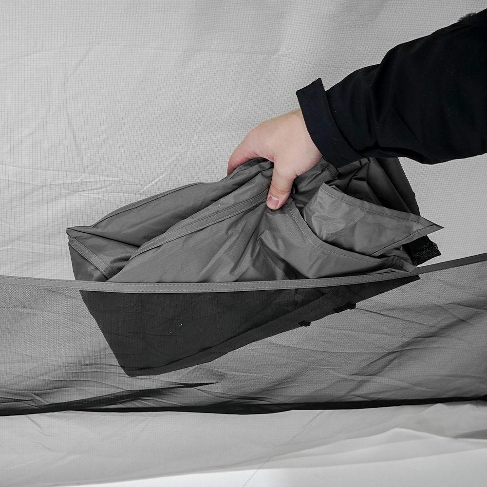 그란디오 하우스 텐트 4인용 리빙쉘 터널형 거실형 캠핑텐트 나일론 7.2M