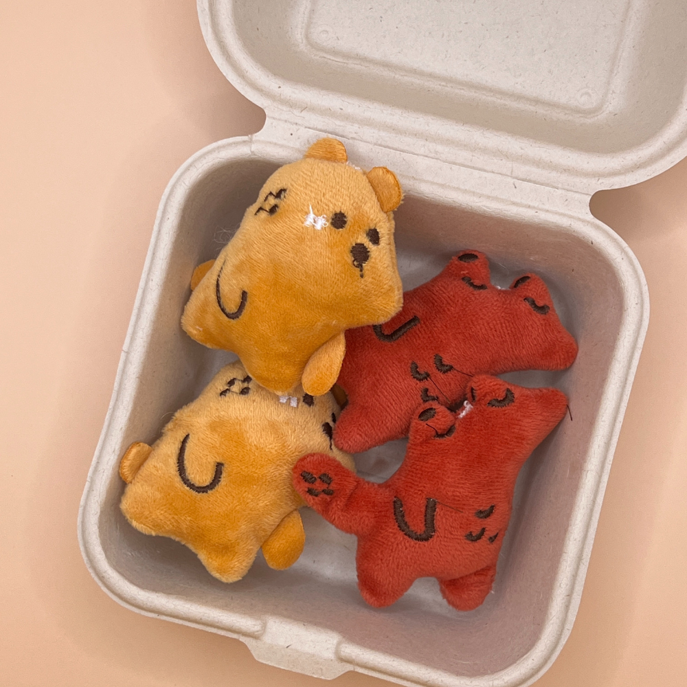 뚜담펫 아기 강아지 장난감 삑삑이 새끼 고양이 이갈이 만득이 인형 - 상세 이미지 3