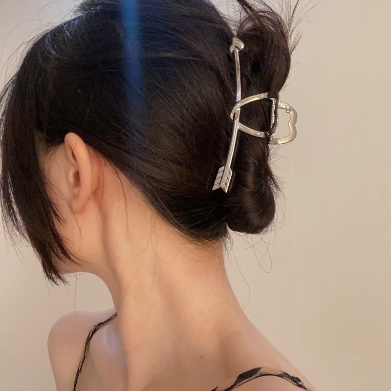 큐피트 집게핀 반묶음 올림 머리핀 반머리 헤어핀 - 상세 이미지 5