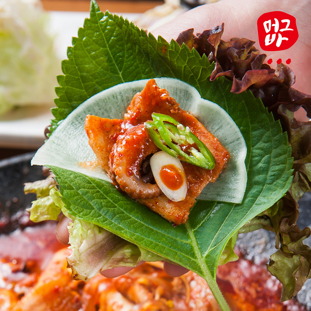 직화 쭈꾸미 삼겹살 볶음 쭈삼불고기 캠핑음식 간편요리 밀키트 불맛 350g, 10개 - 상세 이미지 3