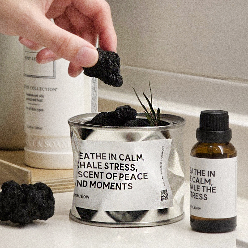 미슬로우 잠잘오는향 화산석방향제 스톤디퓨저 M사이즈 아로마 오브제 숙면디퓨저 침실방향제