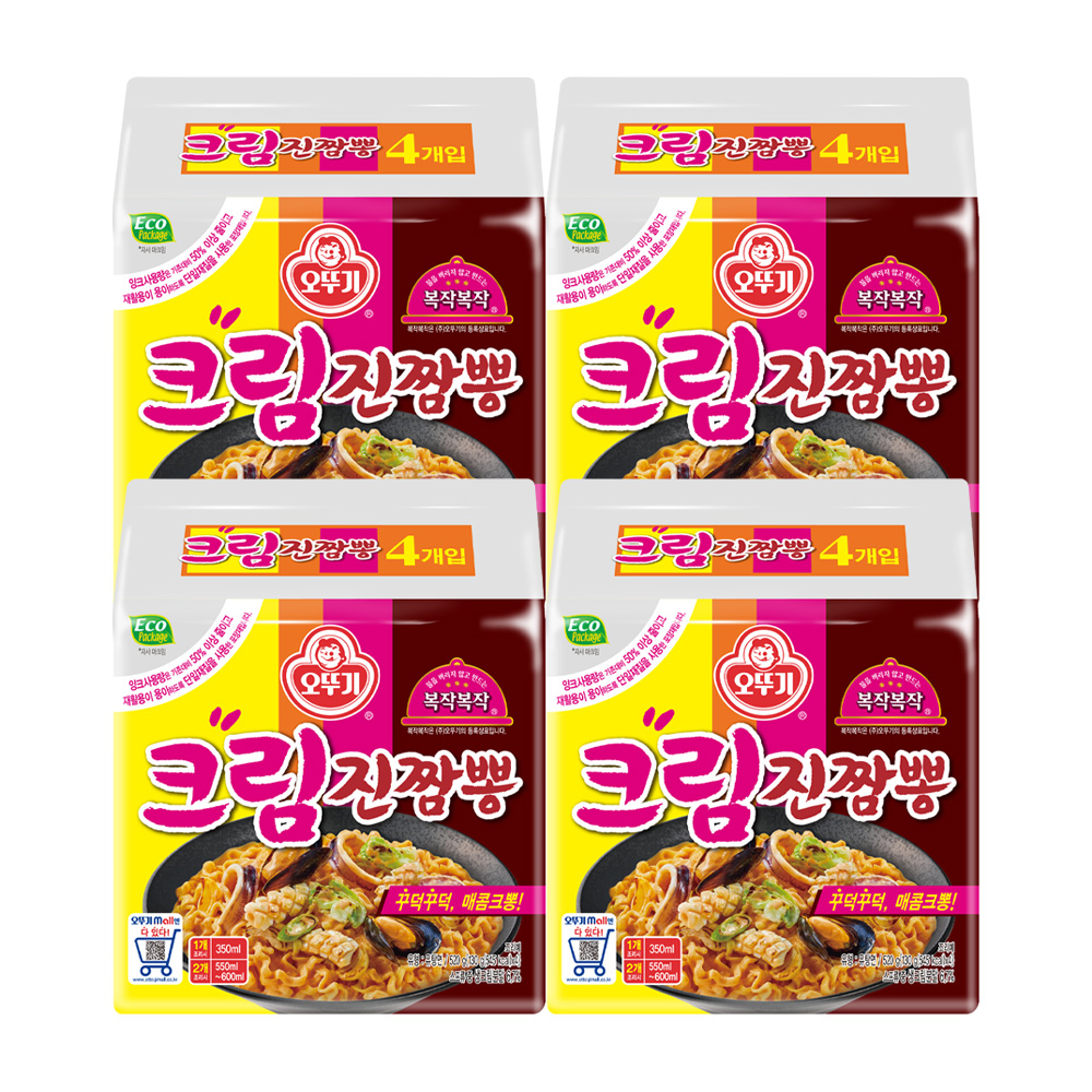 오뚜기 크림진짬뽕 130g, 16개