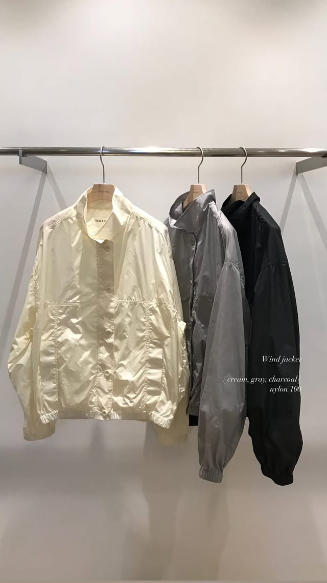 vegetable 베지터블 윈드 자켓 하이넥 나일론 바람막이 점퍼 (3 color) 상세 이미지 2