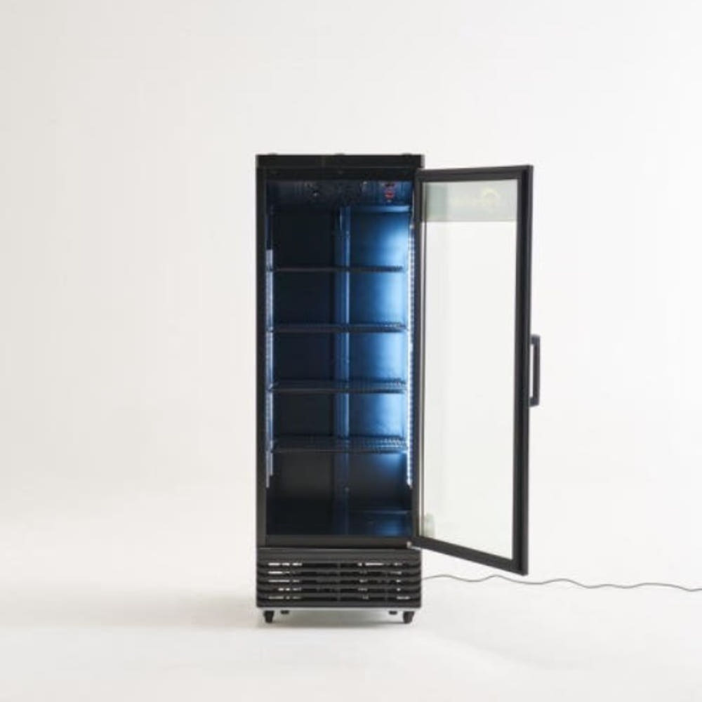 음료수 업소용냉장고 385L 소주 맥주 올블랙 음료 냉장쇼케이스 : 신일N위시웨이