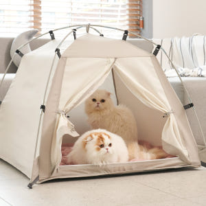 따수미펫 강아지집 애견 텐트 하우스 고양이 숨숨집 소형견 대형견 그레이,... 솔직 후기 | 실제 사용자 리뷰 총정리 - 상품 이미지 1