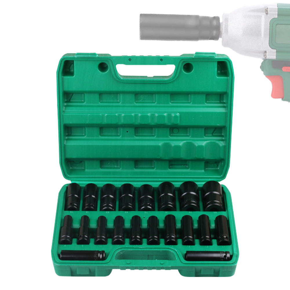 솔리드 1/2 임팩 롱 복스알 20P 세트 육각소켓 수동 렌치 롱임팩 롱복스