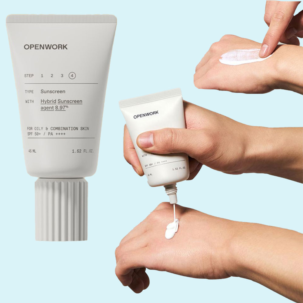 눈시림없는 이지워시 올리브영 백탁없는 안끈적이는 선크림 썬크림 45ml - 상품 이미지