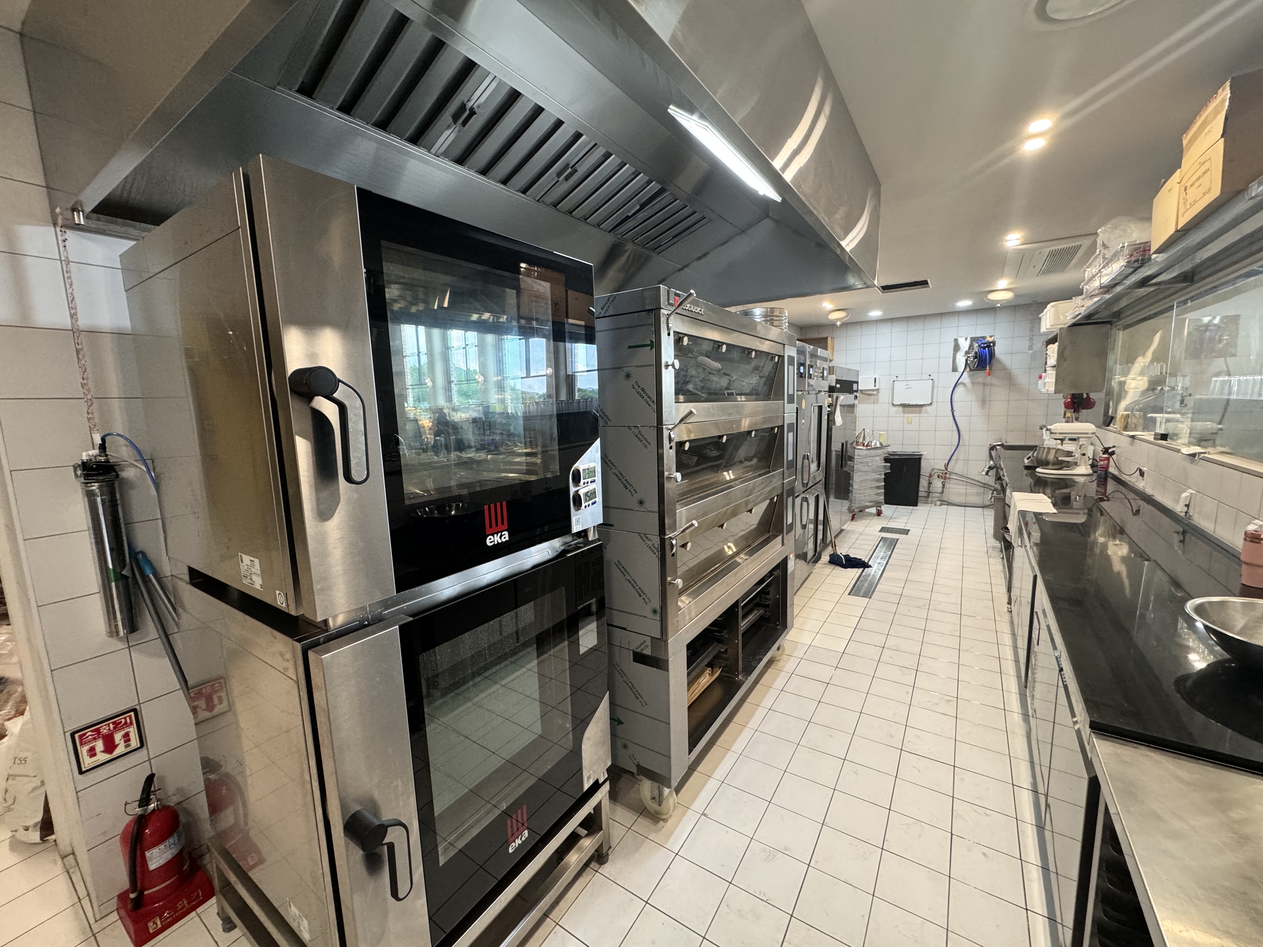 에카오븐 6단 업소용오븐기 대형 컨벡션 콤비 스팀 제과제빵 구이 급식 664BM 블랙마스크