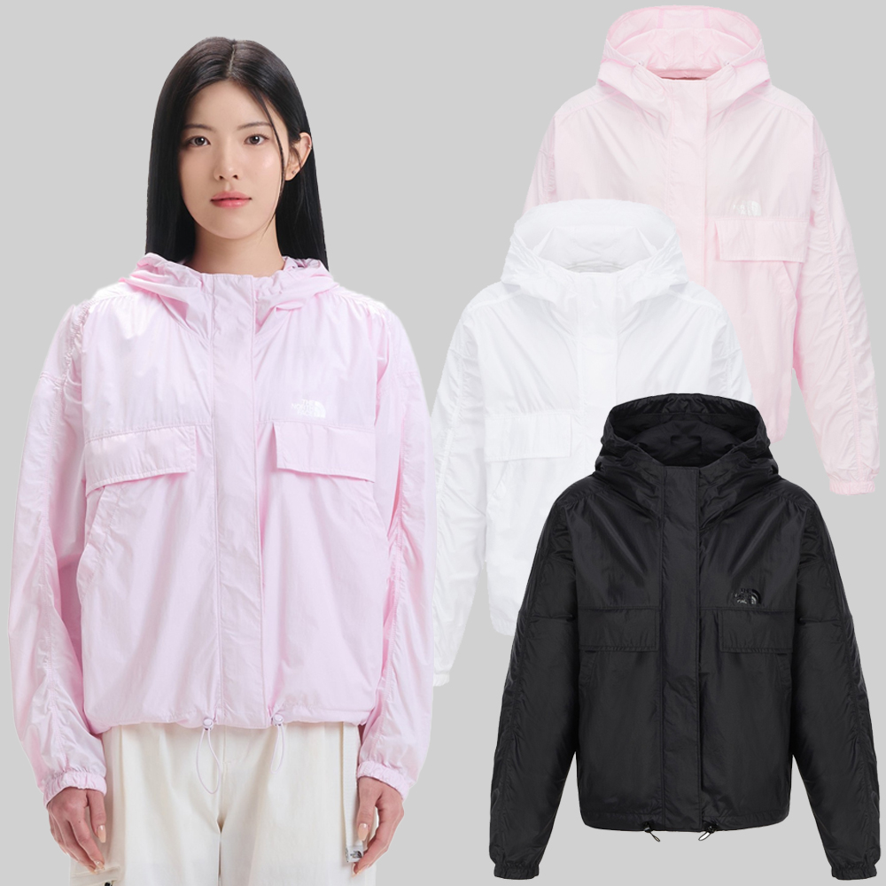 노스페이스 여성 칠러 숏자켓 아웃도어 경량 바람막이 NJ3LR37A