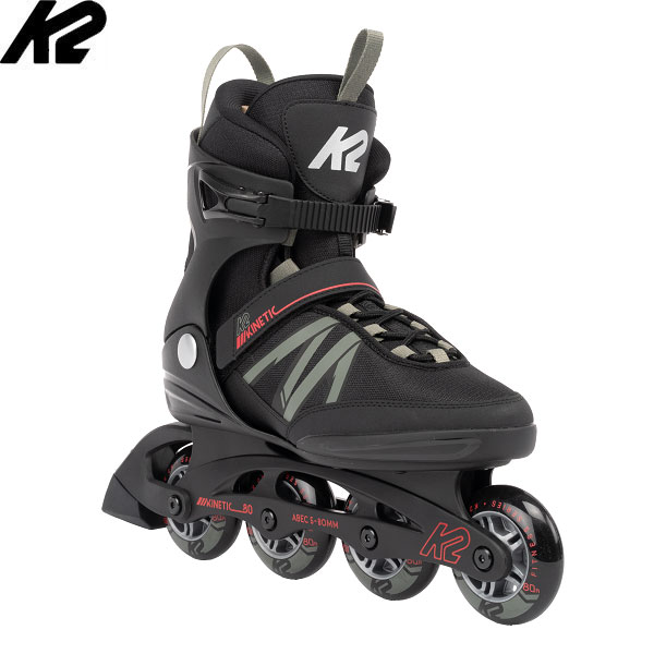 케이투 K2 인라인 스케이트 KINETIC 80 블랙 그레이 - 상세 이미지 4