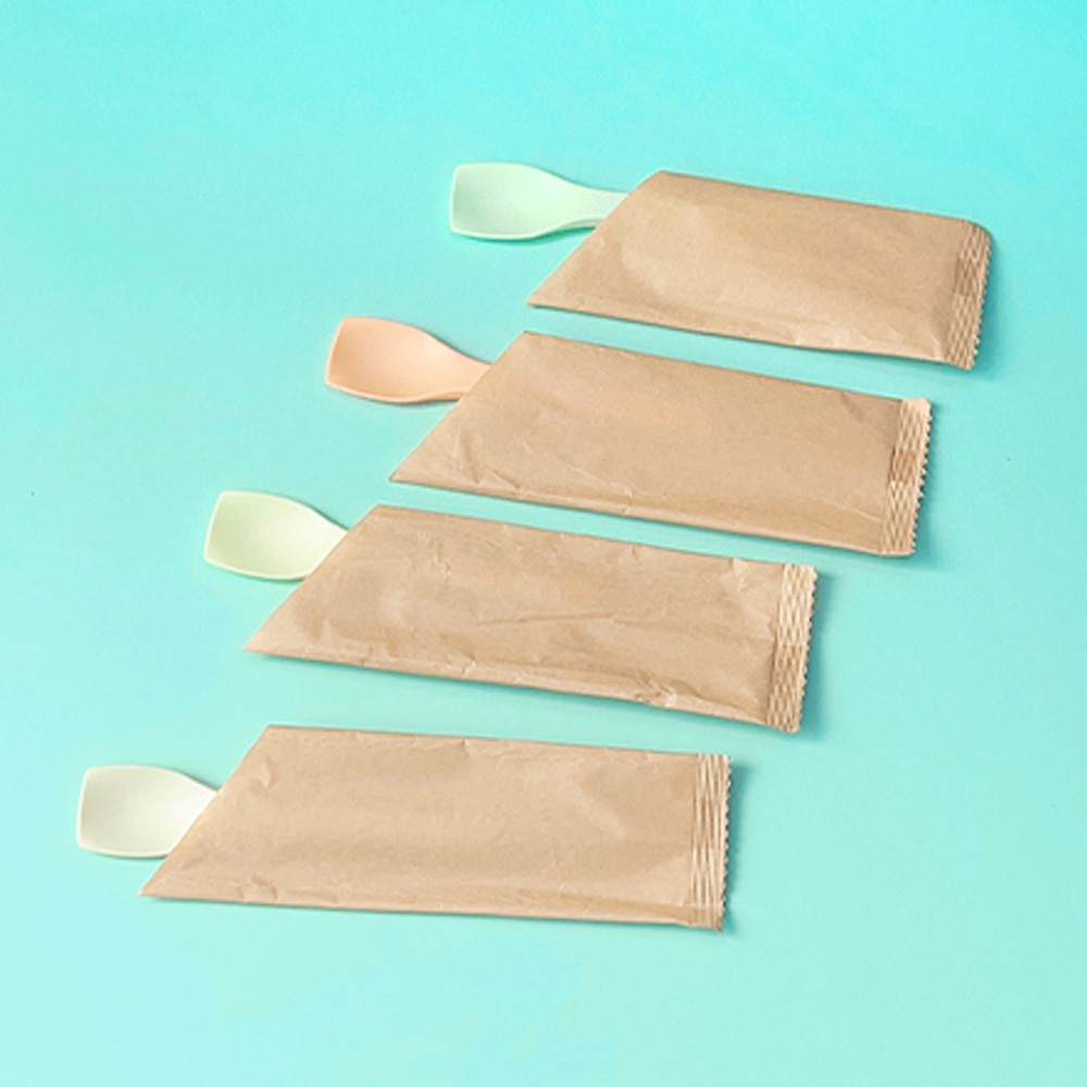 일회용 티스푼 50p 친환경 미니 요거트 디저트 아이스크림 스푼 이미지 8