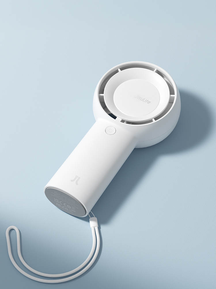 4000mAh 휴대용 무선 선풍기 미니 선풍기 손풍기 LIFE5 plus 아이스 화이트 - 상세 이미지 2
