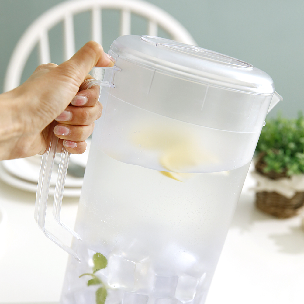 대용량 워터포트 카페 물병 투명 워터 저그 아이스 음료 물피쳐 3500ml - 상세 이미지 5