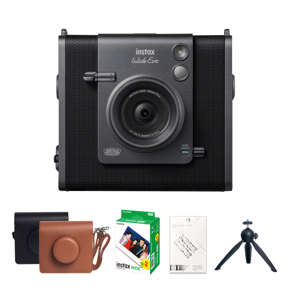 인스탁스 와이드에보 하이브리드 카메라+전용케이스+필름20장+선물SET