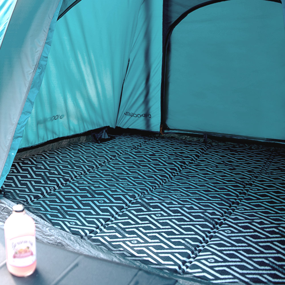 아이두젠 폴딩 패턴 후리스 접이식 캠핑 매트 M