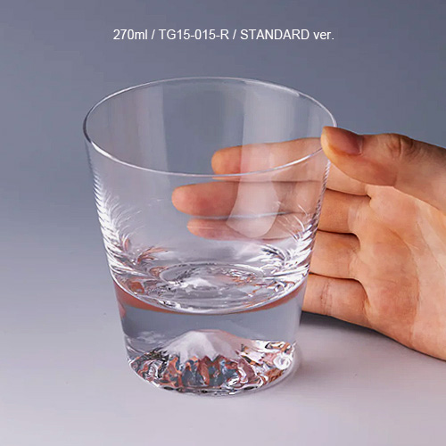 [타지마글라스 코리아] 후지산 온더락 위스키잔 TAJIMA EDO GLASS 270ml