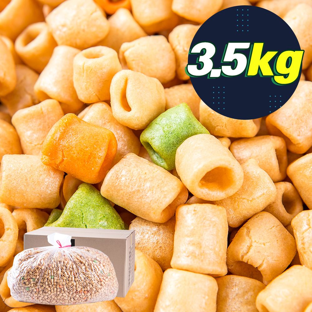 업소 술안주 마카로니 3.5kg 뻥튀기 간식 엠티 행사 옛날과자 대용량 벌크 : 수기마켓