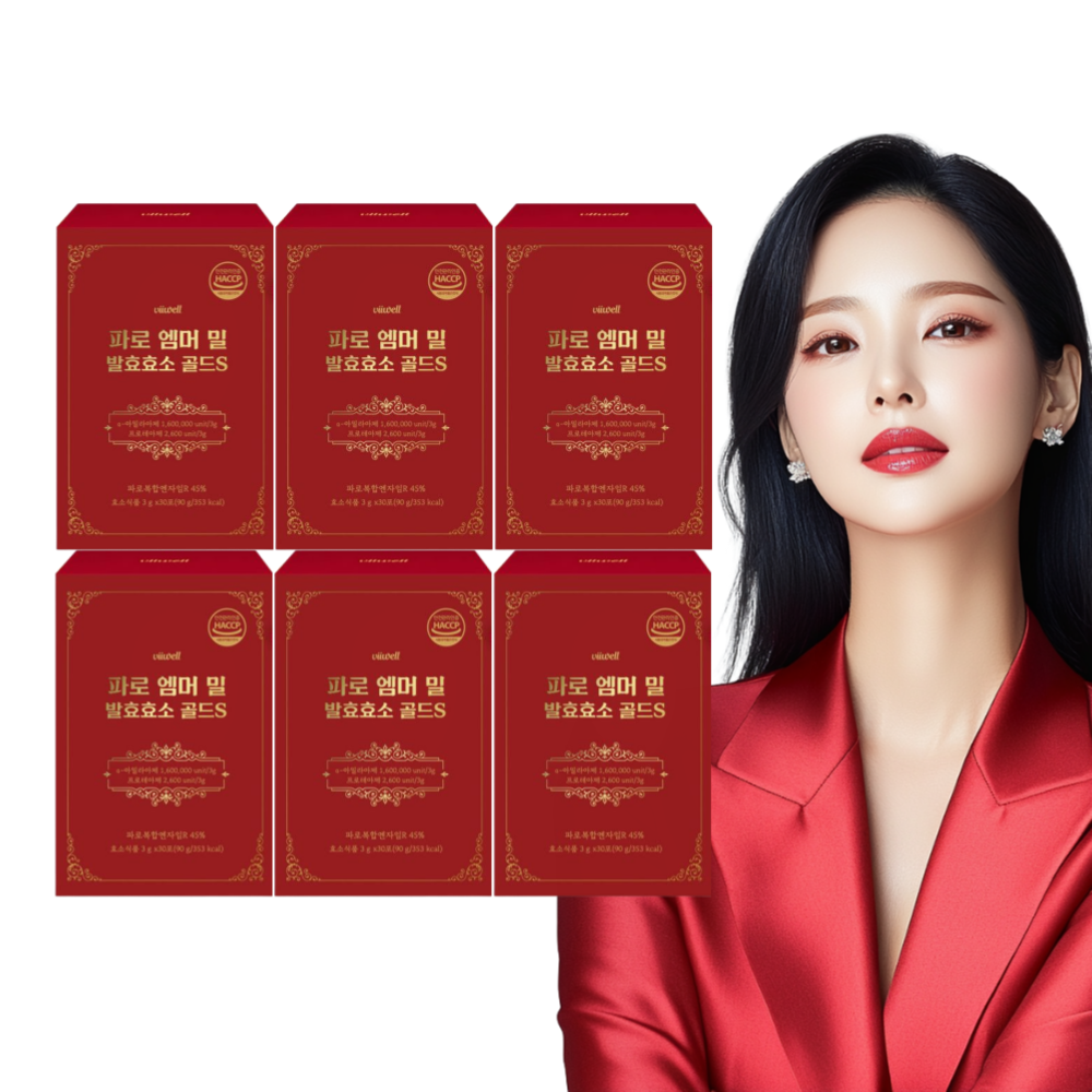 파로 효소 곡물 소화 효소 아라비노자일란 30포, 6개 - 상품 이미지