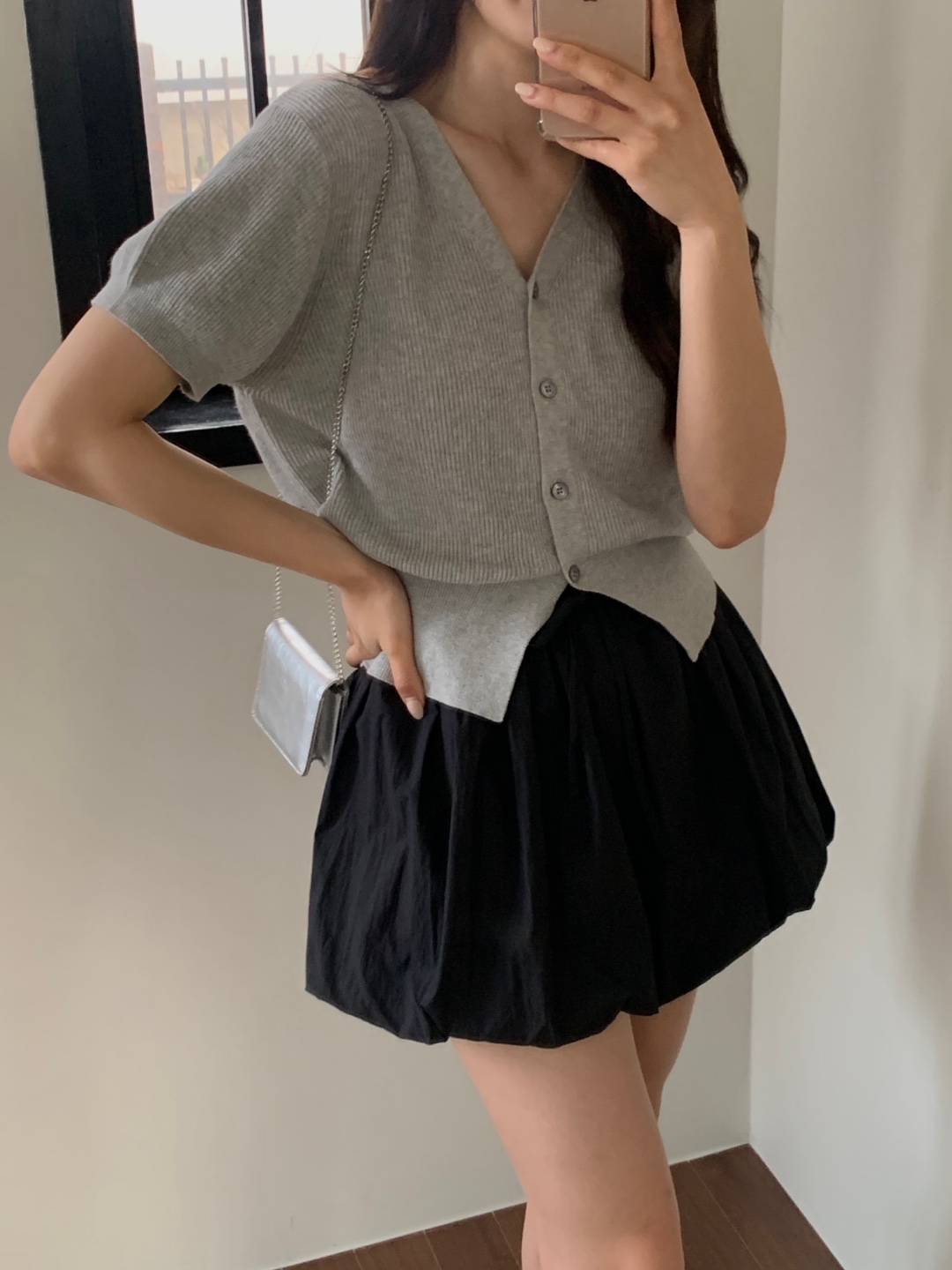 핀터 펌킨 벌룬 미니 스커트 4color (치마바지/ 미니스커트/ 벌룬스커트/ 화이트스커트/ 밴딩스커트) 상세 이미지 34