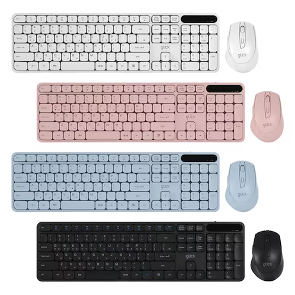 지클릭커 오피스프로 WMK70 사일런스L 무선 키보드 마우스 세트 새상품