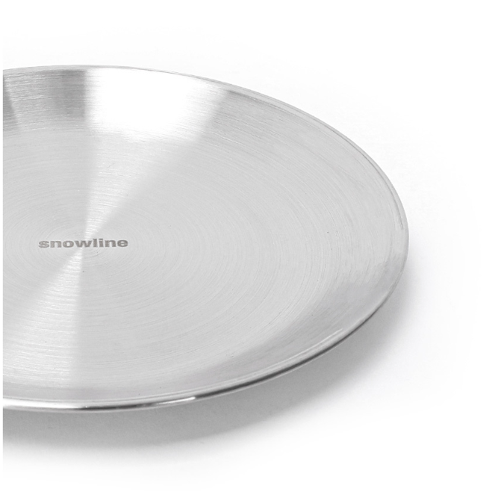 스노우라인 캠핑 식기세트 12P 스테인레스 캠핑 식기 수납가방 포함