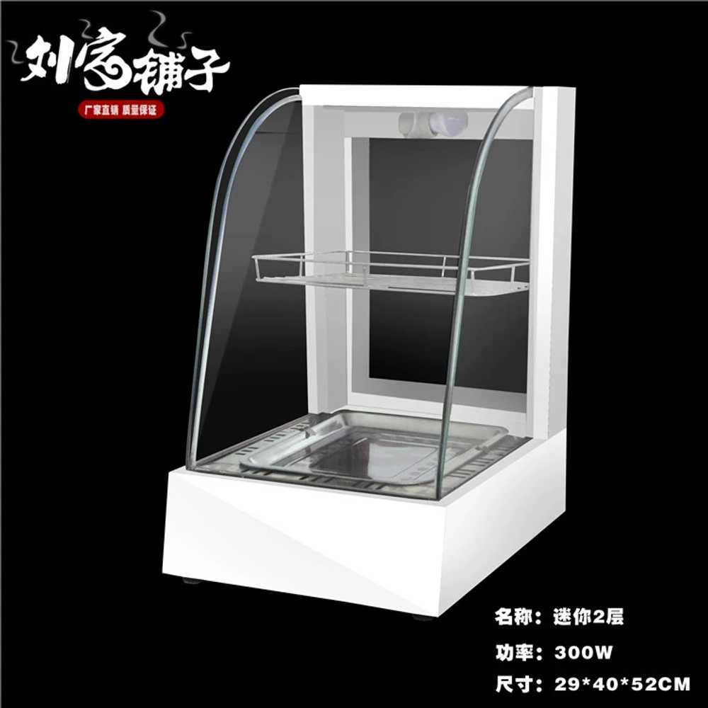 보온진열대 편의점 휴게소 온장고 튀김 쇼케이스 분식 52x40x52cm 3단 소형트레이2개 - 상세 이미지 2