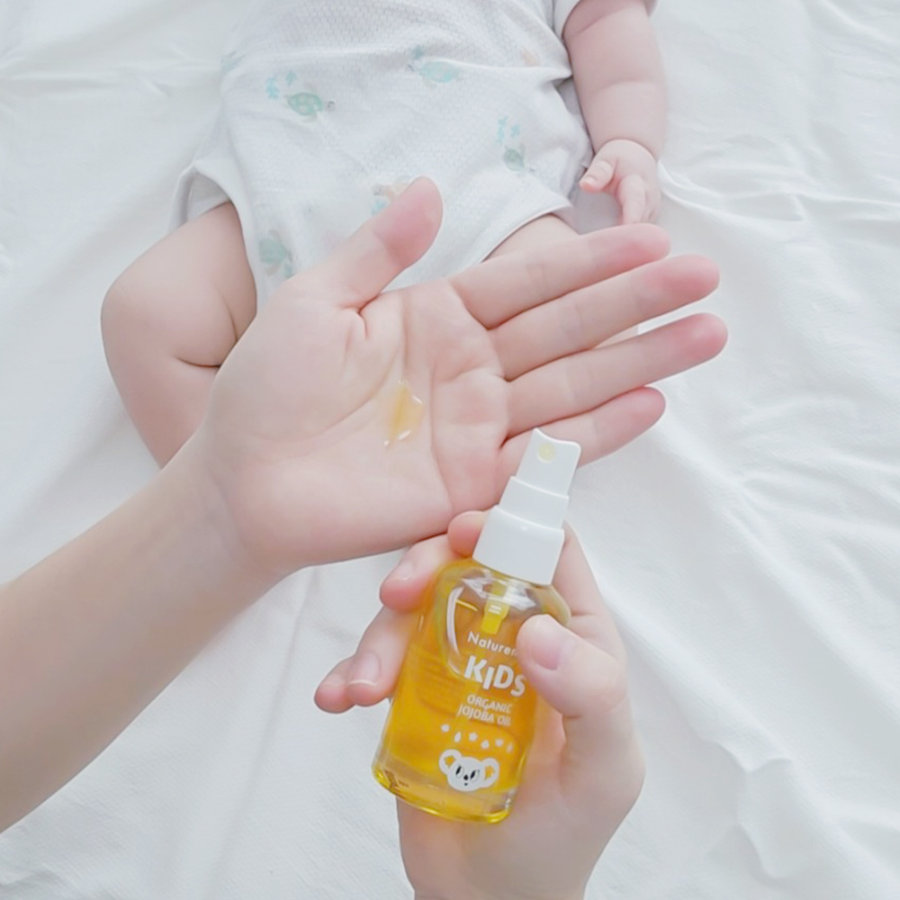 네츄레메디 유기농 호호바오일 효능 베이비 마사지 아기 태지 신생아 임산부오일 튼살오일