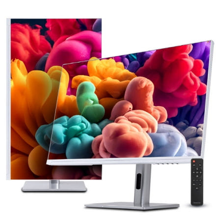 크로스오버 크로스오버 27ULD950 UHD4K PD65 프로아트 화이트 멀티스탠드 무결점