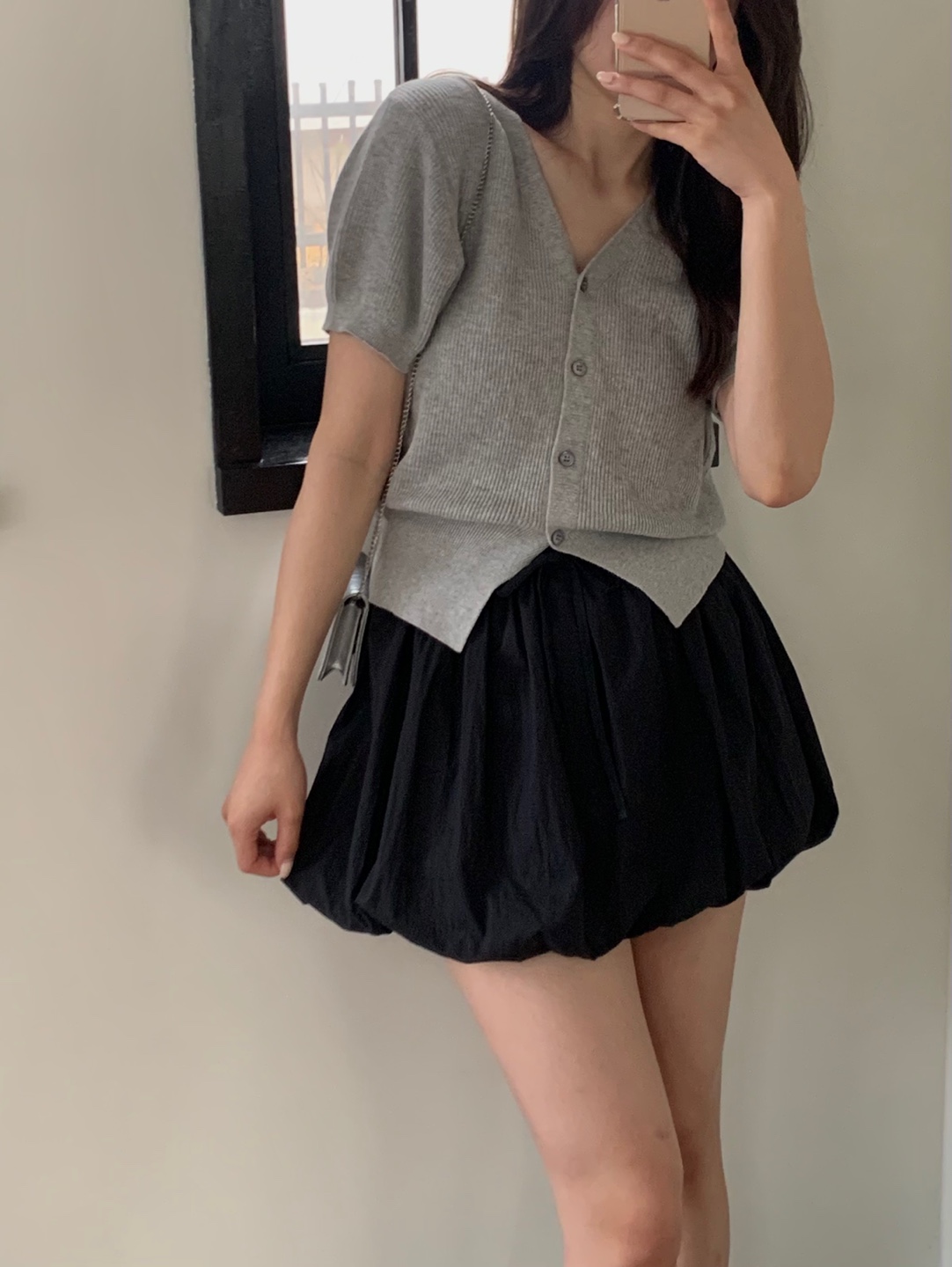 핀터 펌킨 벌룬 미니 스커트 4color (치마바지/ 미니스커트/ 벌룬스커트/ 화이트스커트/ 밴딩스커트) 상세 이미지 25