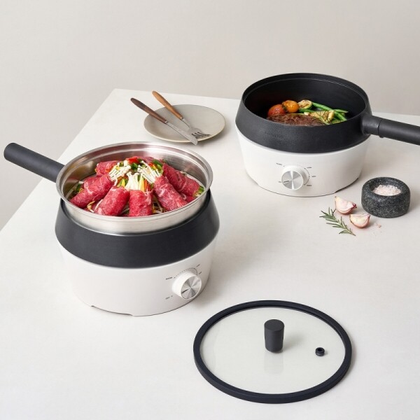 락앤락 4in1 멀티쿠커 2L (찜판 포함) 샤브샤브냄비 전기냄비