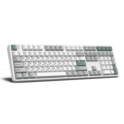 한성컴퓨터 GK798 PRO 3모드 폼떡 기계식 키보드 오션 화이트, 에그스톤 도각 45g - 상세 이미지 3