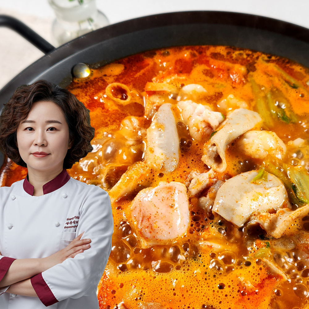 안주온도 더담은 소 대창 곱창전골 1.2kg