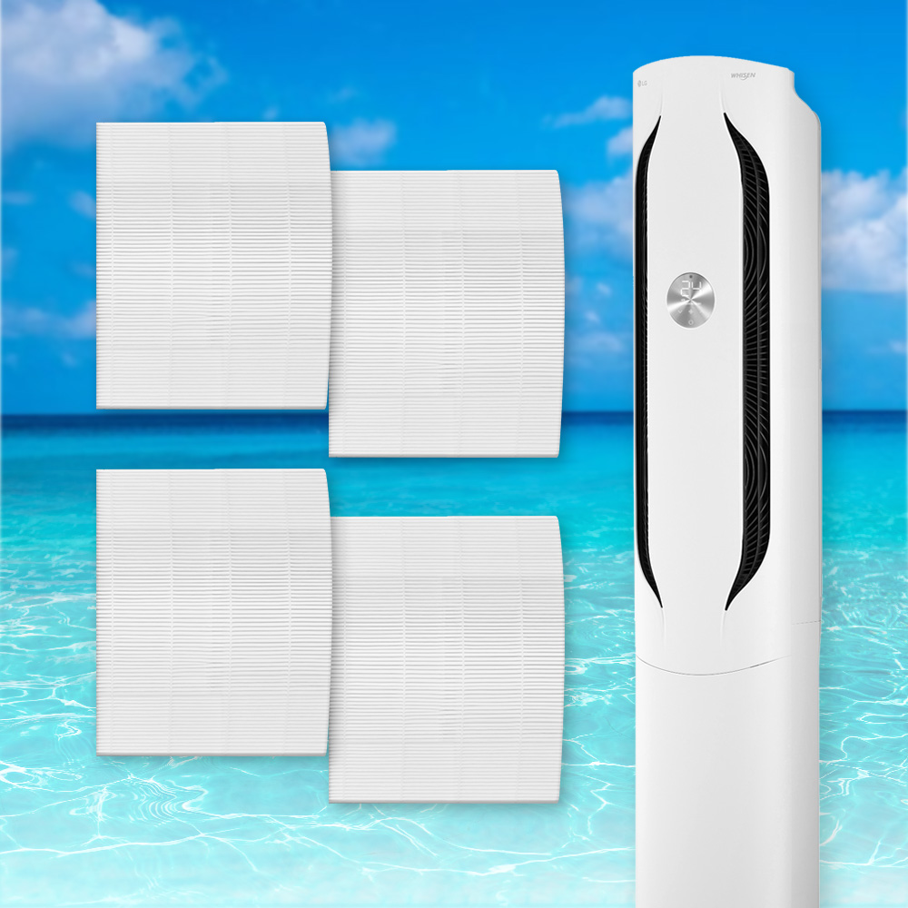 [호환] LG 엘지 에어컨 필터 세트 칸 위너 스탠드형 휘센 초미세필터 4EA