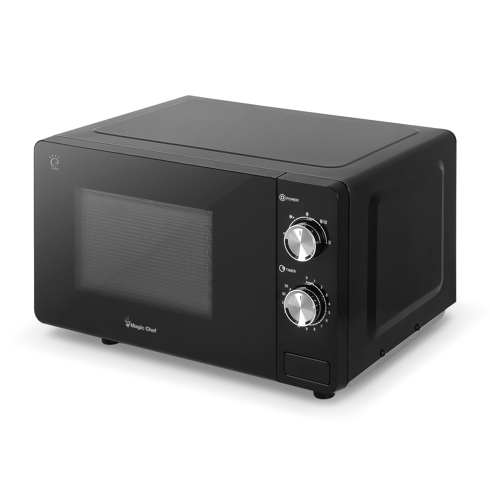 매직쉐프 20L 무회전 전자레인지 MMW-W20FMBB 플랫타입 이지클린