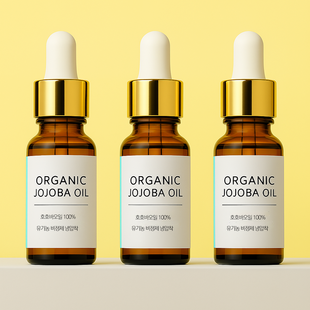 랑팡 유기농 호호바오일 비정제 냉압착 30ml 1+1+1 - 상품 이미지