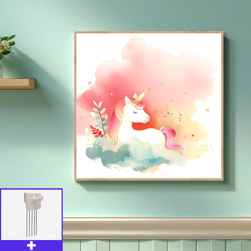 구름위의꿈 80cm x 80cm무광오크 알루미늄액자 - 메인 이미지