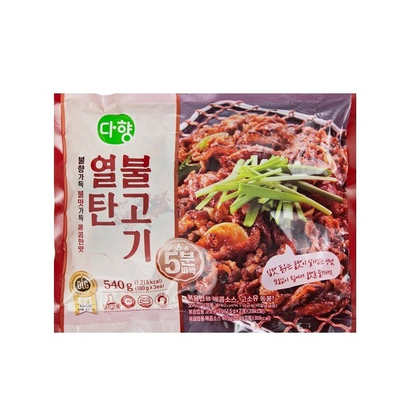 다향 불향가득 열탄 오리 불고기 매콤한맛 540gx1개 (냉장) : 준건
