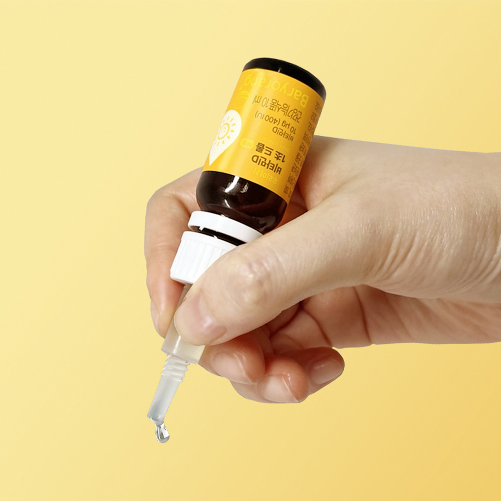 아기비타민D 유아 어린이 임산부 돌아기 드롭 액상 비타민D3 400IU