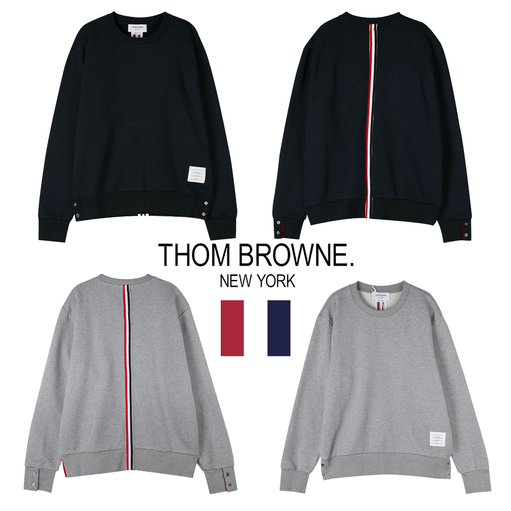 톰브라운 맨투맨 사선완장 포바 센터백 스트라이프 엔지니어드