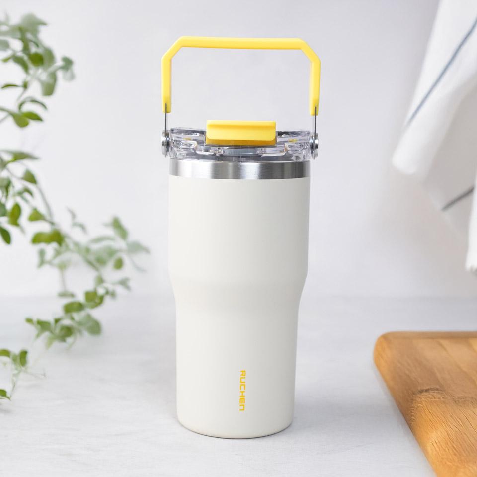 메가마트 루첸 시그니처 메가텀블러 600ml(아이보리) - 메인 이미지