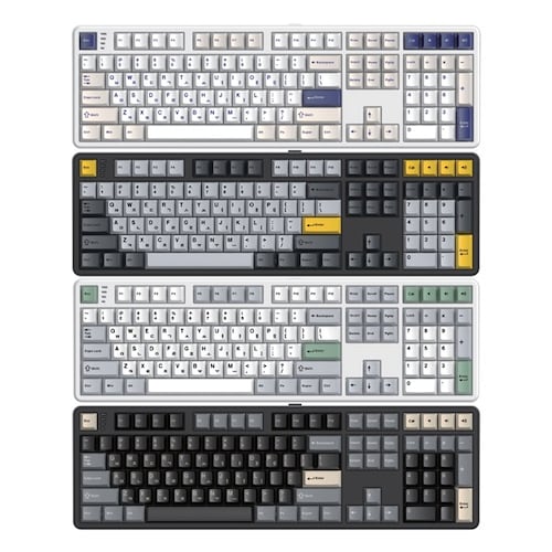 한성컴퓨터 GK798 PRO 3모드 폼떡 기계식 키보드 오션 화이트, 에그스톤 도각 45g - 상세 이미지 2