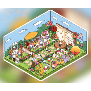 문고라니 3d스티커 방꾸미기 씬 입체 DIY 스티커 스몰웨딩 실사용 후기 | 효과 있을까? - 상품 이미지 2