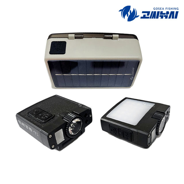 고씨낚시 태양광 USB 충전 헤드 랜턴 2개입 케이스 세트 캡라이트 낚시 등산 해루질 - 상세 이미지 4
